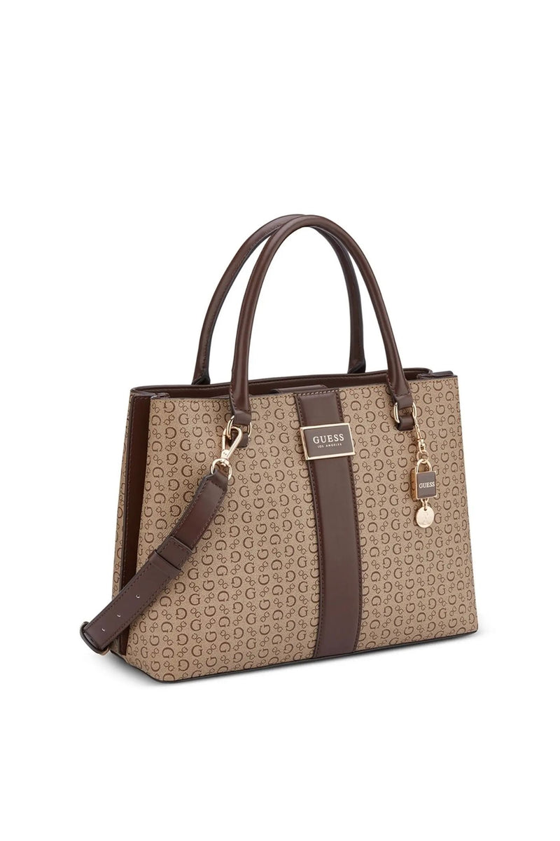 Isabella Satchel Bag - Brown