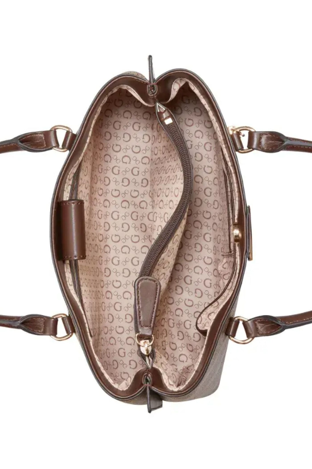 Isabella Satchel Bag - Brown