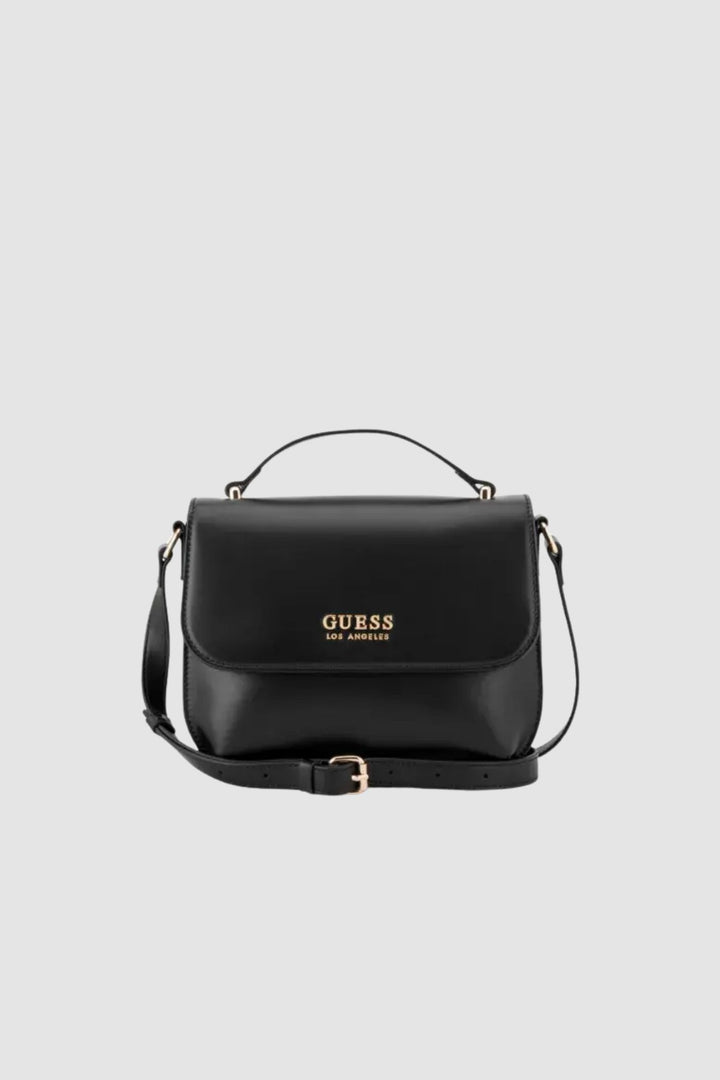 Spring Hill Convertable Crossbody Flap Bag - Black