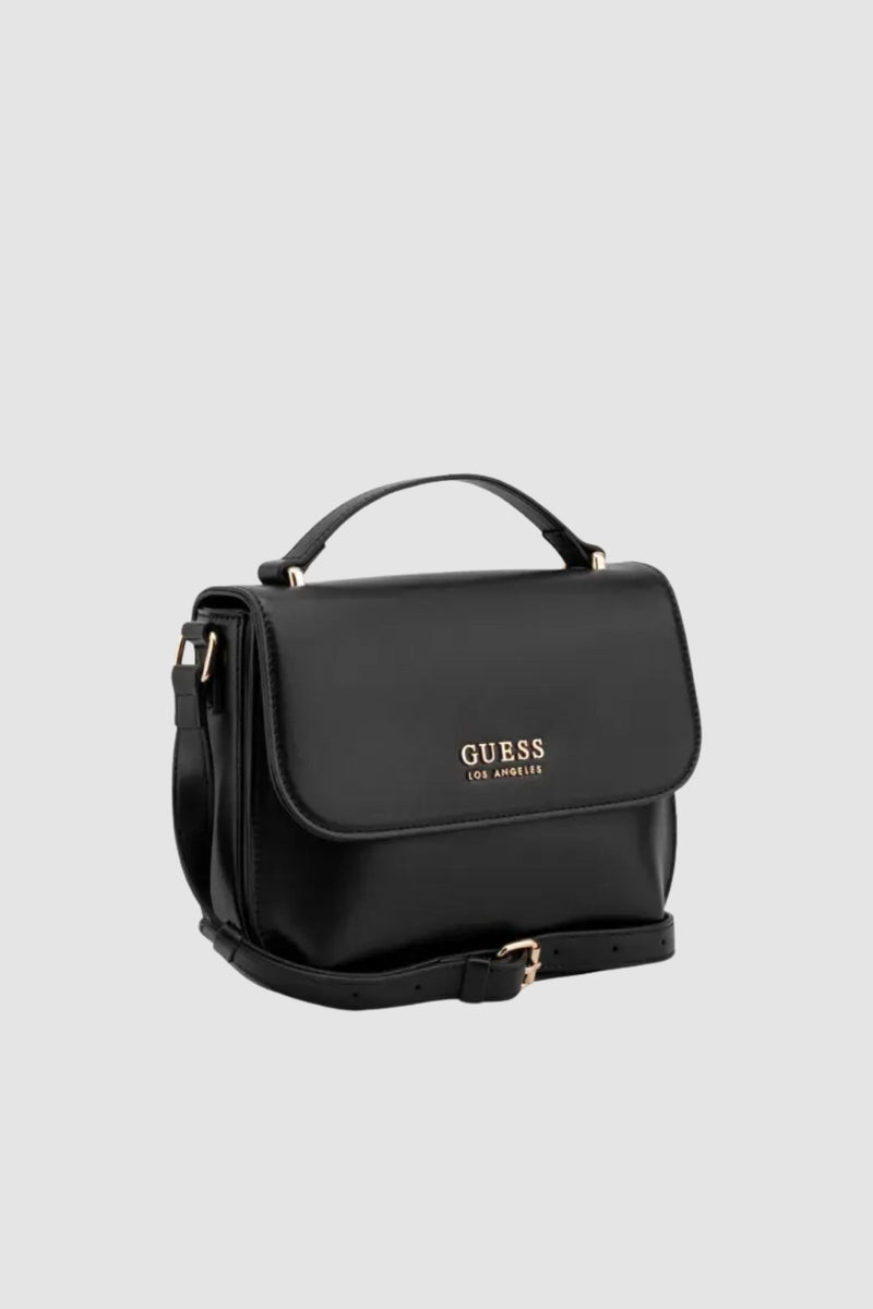 Spring Hill Convertable Crossbody Flap Bag - Black
