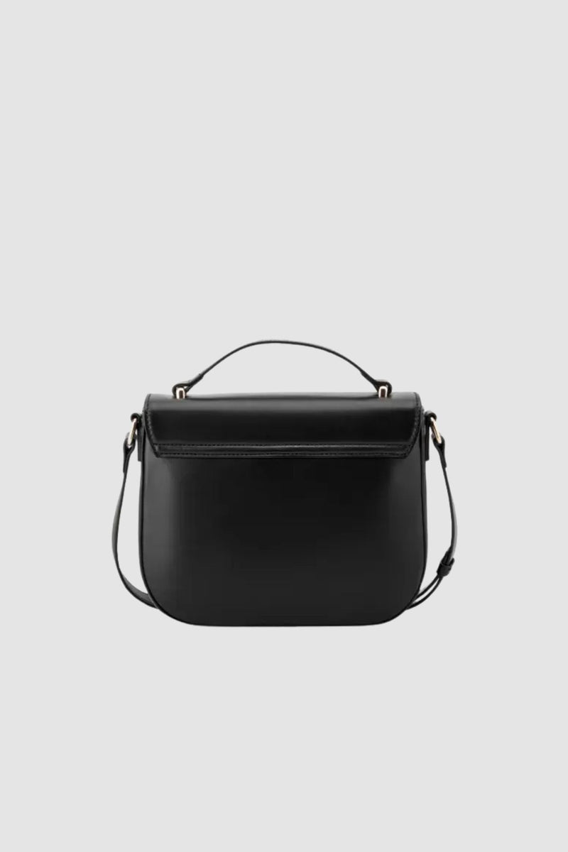 Spring Hill Convertable Crossbody Flap Bag - Black