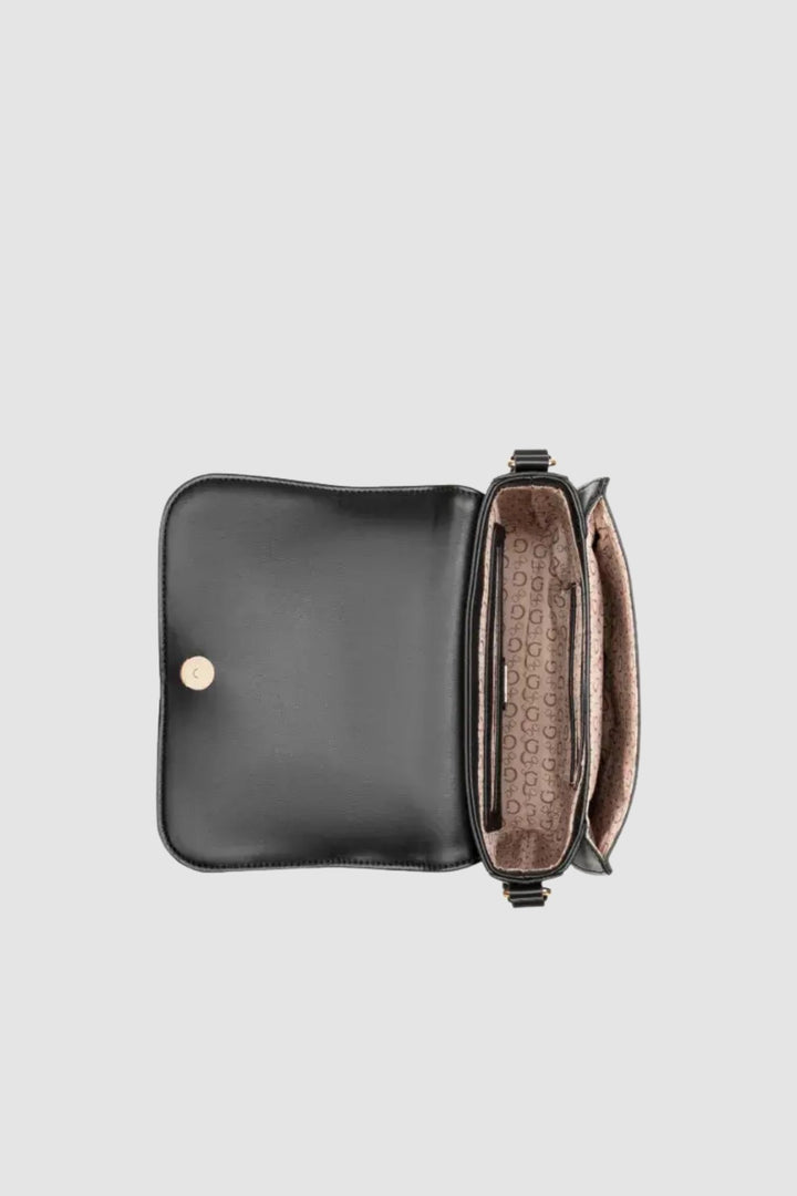 Spring Hill Convertable Crossbody Flap Bag - Black