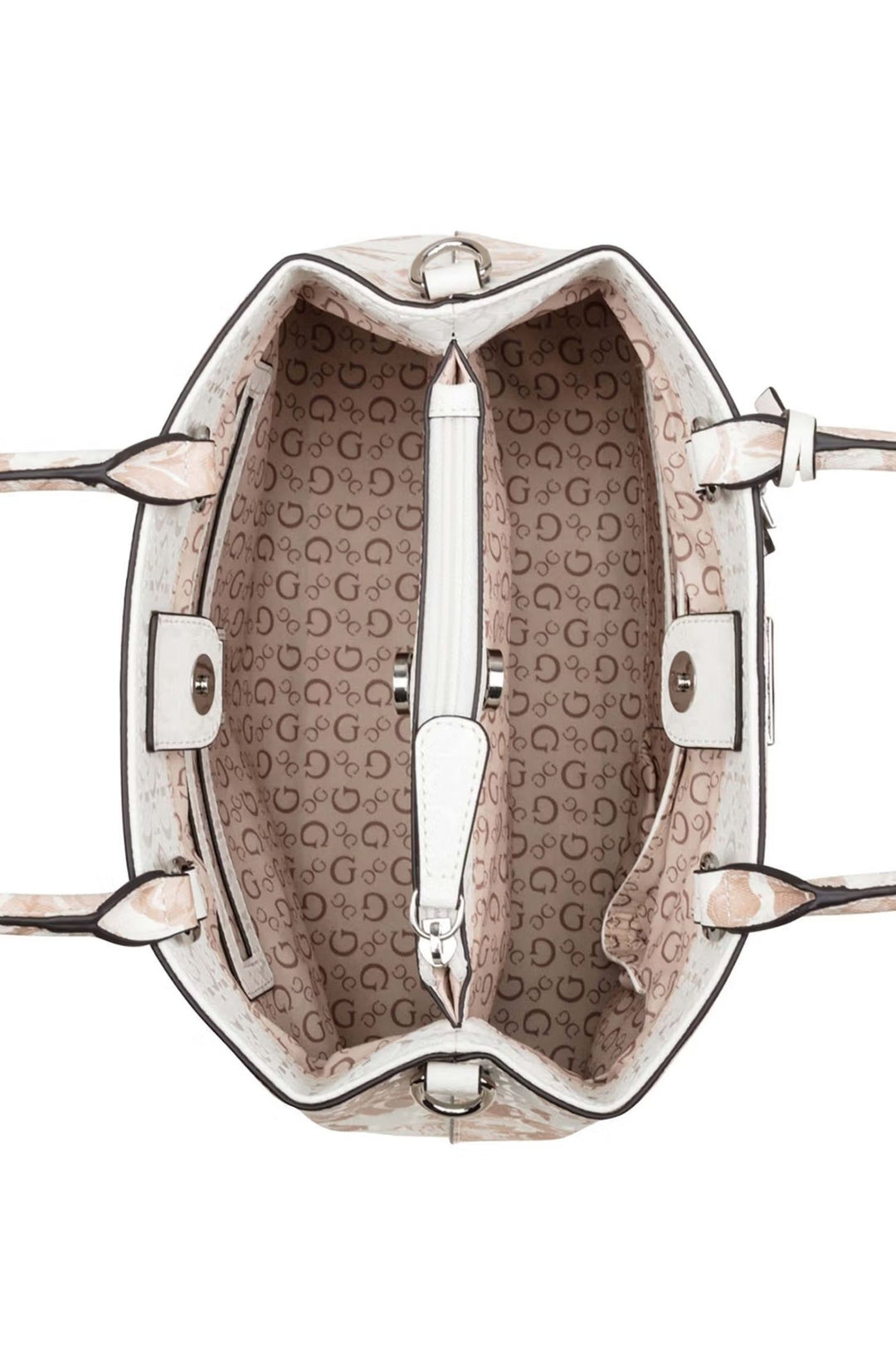 Jillian Satchel Bag - White