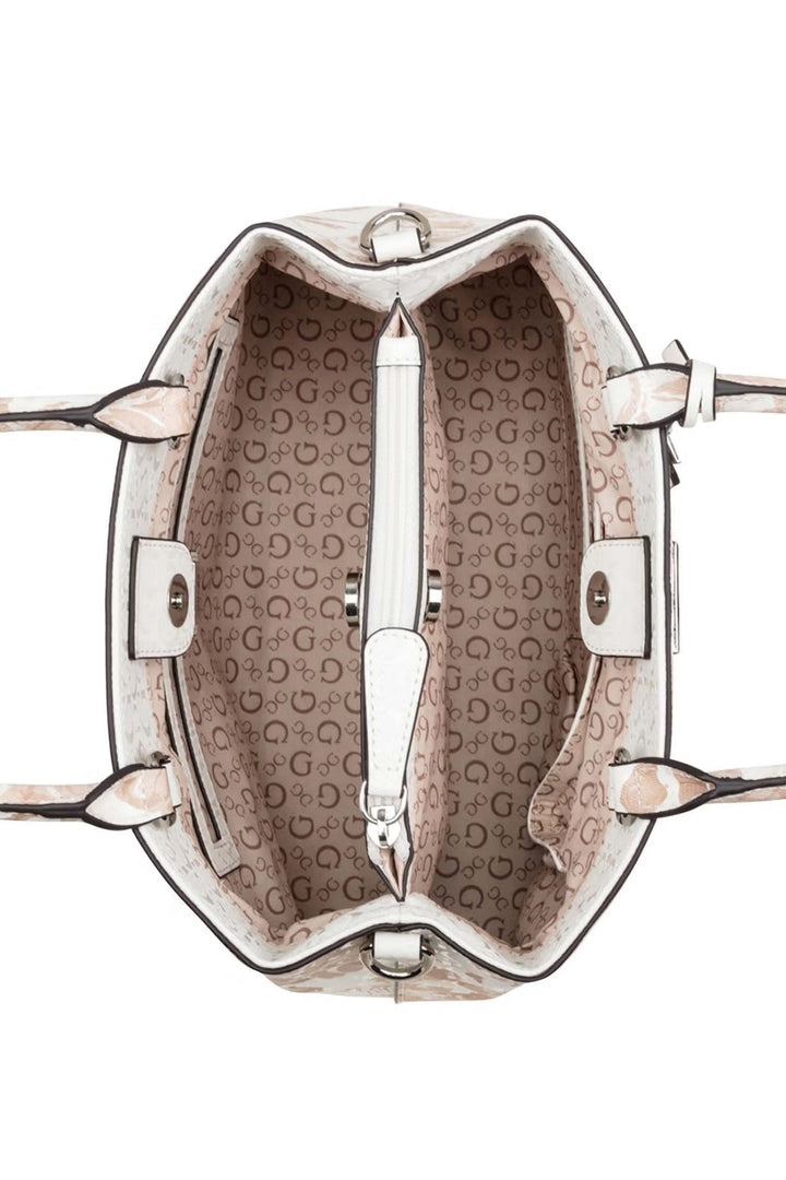 Jillian Satchel Bag - White