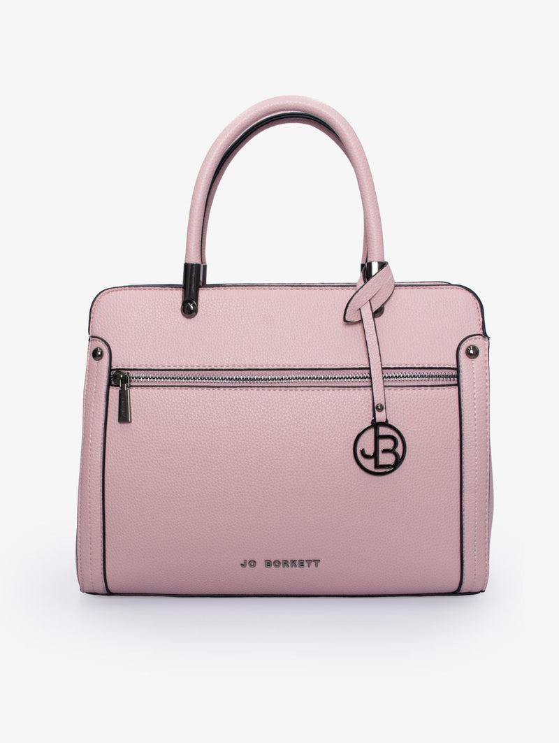 Ladies Carolyn Front Zip Tote Bag - Light Pink – Edgars