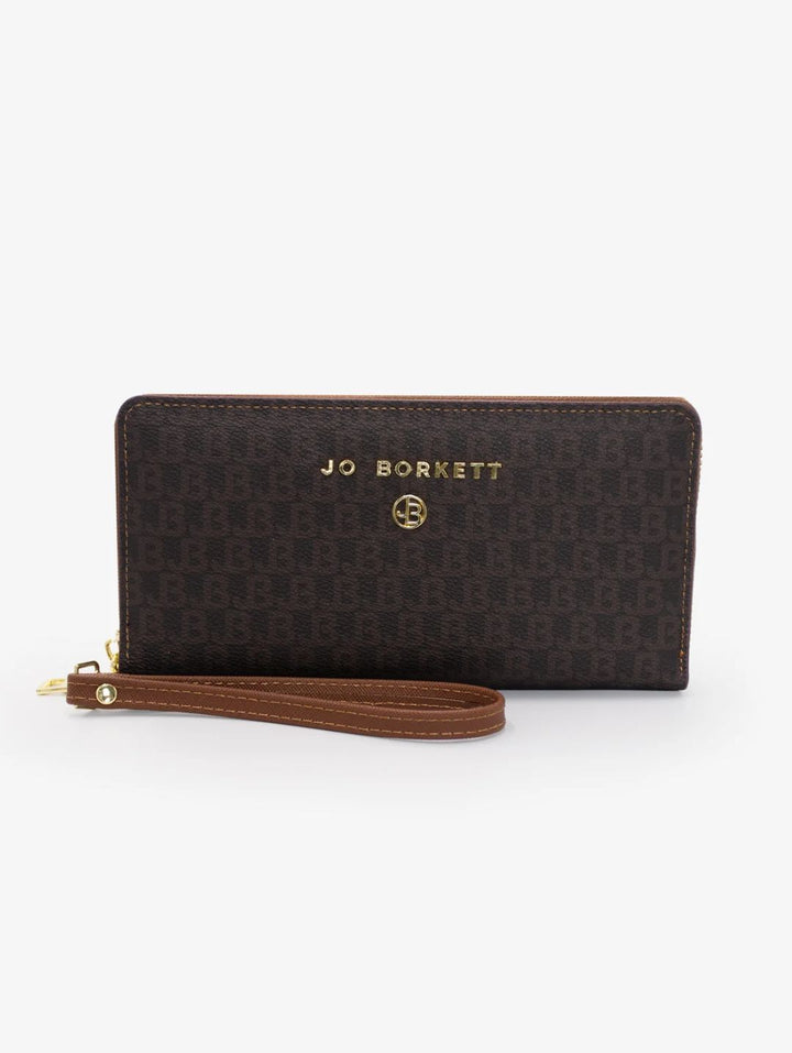 Rachel Logo Monogram Wallet - Brown