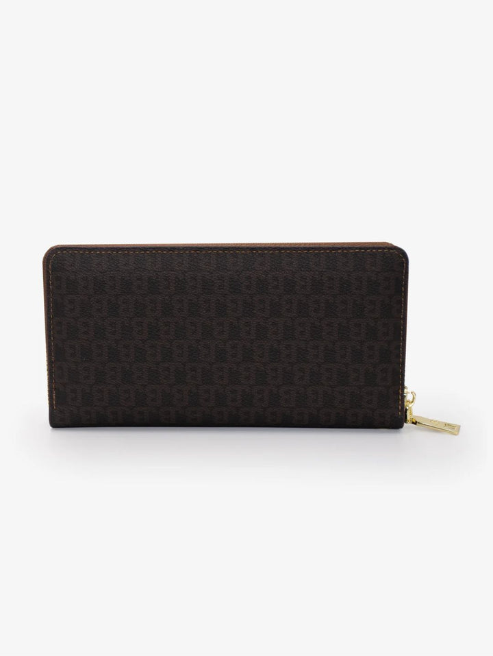 Rachel Logo Monogram Wallet - Brown