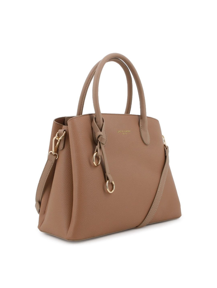 Ashlee Satchel Bag - Taupe