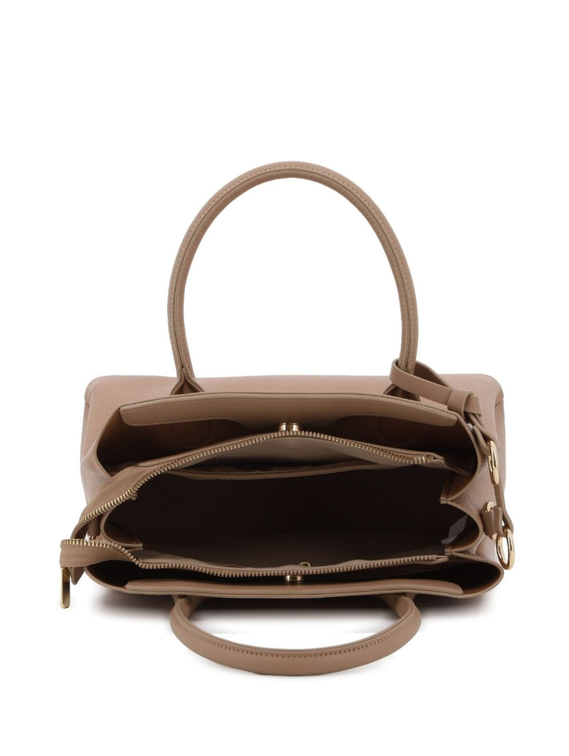 Ashlee Satchel Bag - Taupe