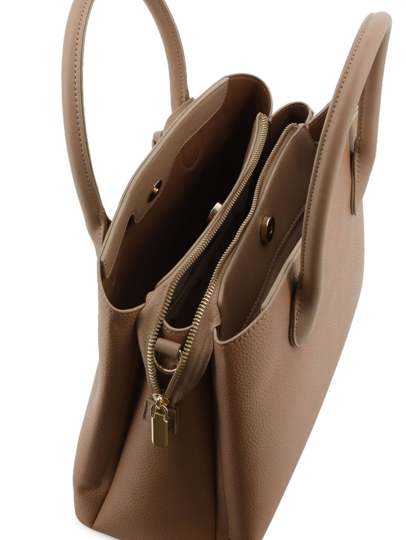 Ashlee Satchel Bag - Taupe