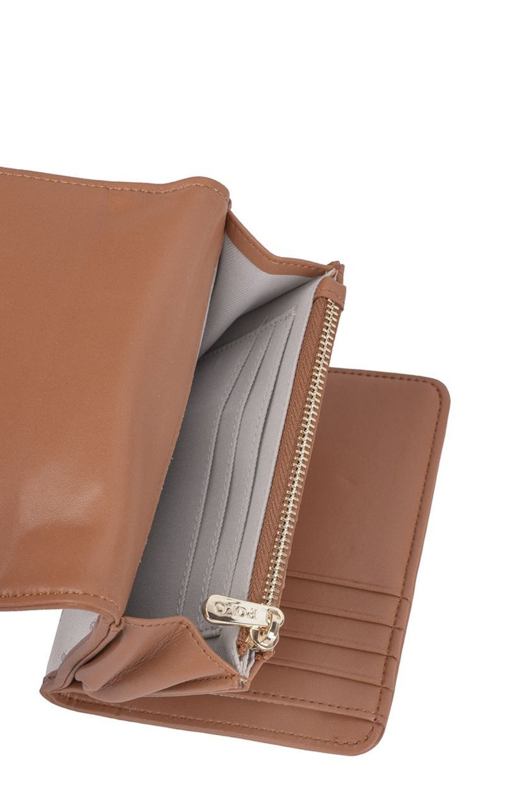 Kelsey Medium Trifold Purse - Grey