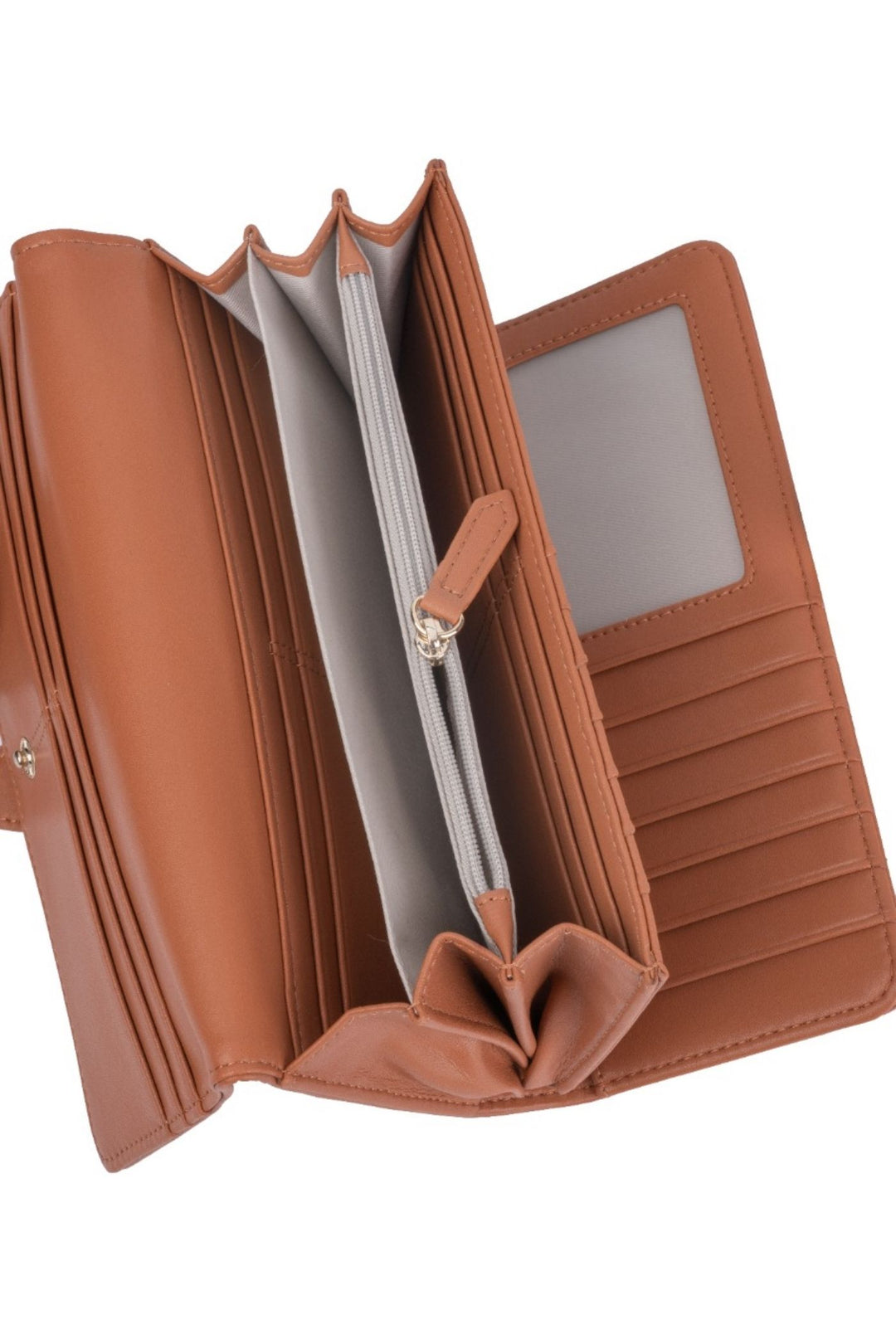 Kelsey Trifold Purse - Grey