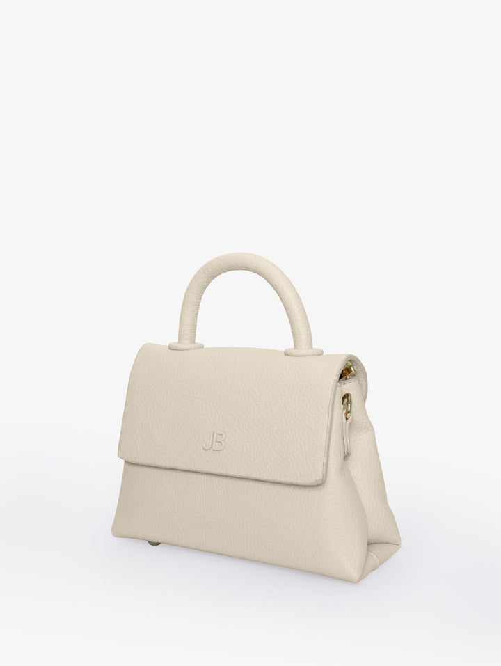 The Small Pebble Hailey Bag - Cream