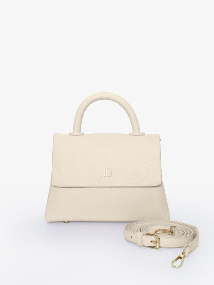 The Small Pebble Hailey Bag - Cream