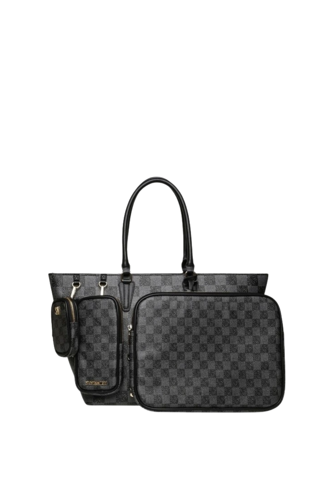 Bjude-7  Large Tote - Black