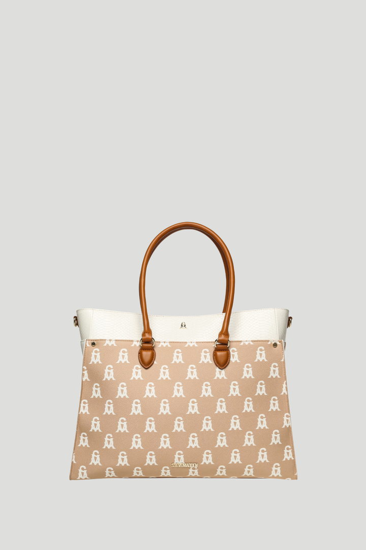 Bmario-A Large Tote Bag - Natural
