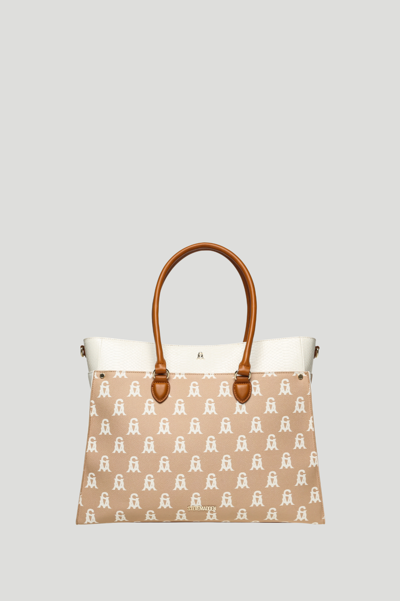 Bmario-A Large Tote Bag - Natural
