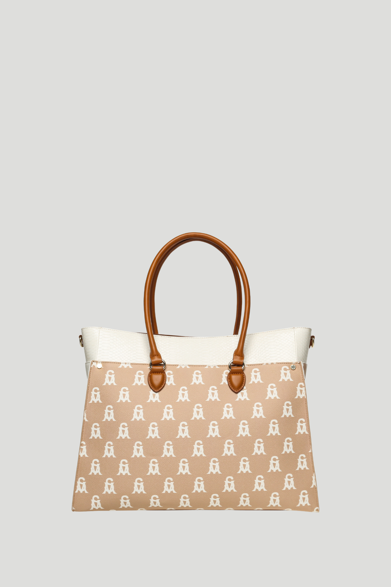 Bmario-A Large Tote Bag - Natural