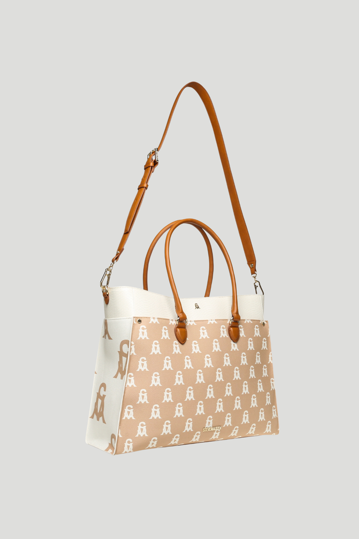 Bmario-A Large Tote Bag - Natural