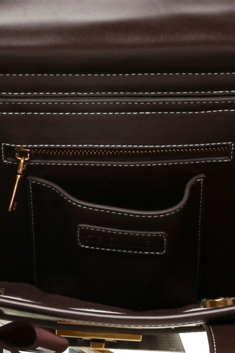 Bwebber Large Canvas Tote - Chocolate