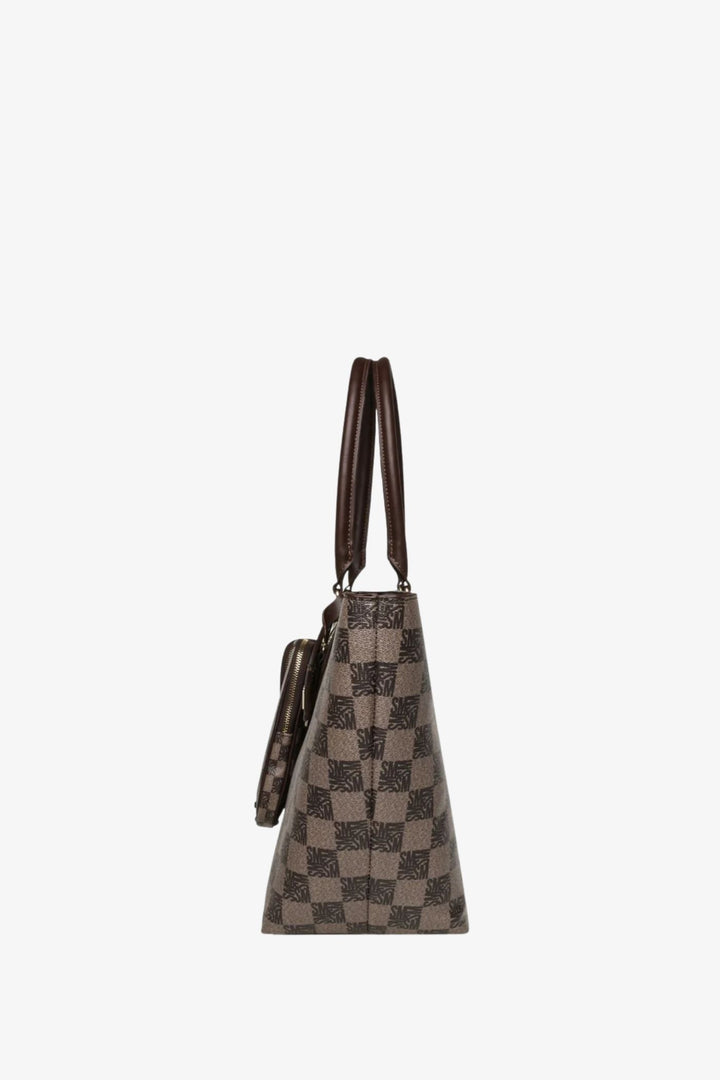 Bjude-7 Large Tote Bag - Chocolate