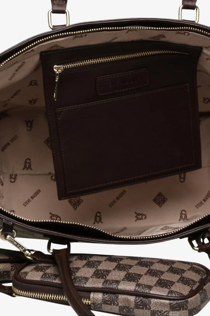 Bjude-7 Large Tote Bag - Chocolate