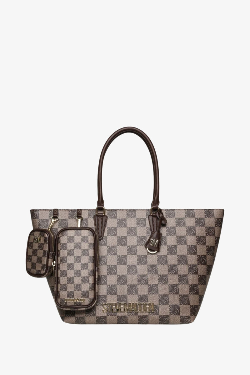Bjude-7 Large Tote Bag - Chocolate
