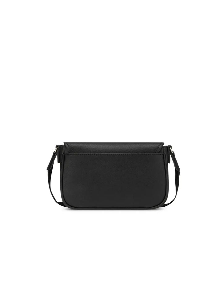Viviette Flap Mini Crossbody Bag - Black