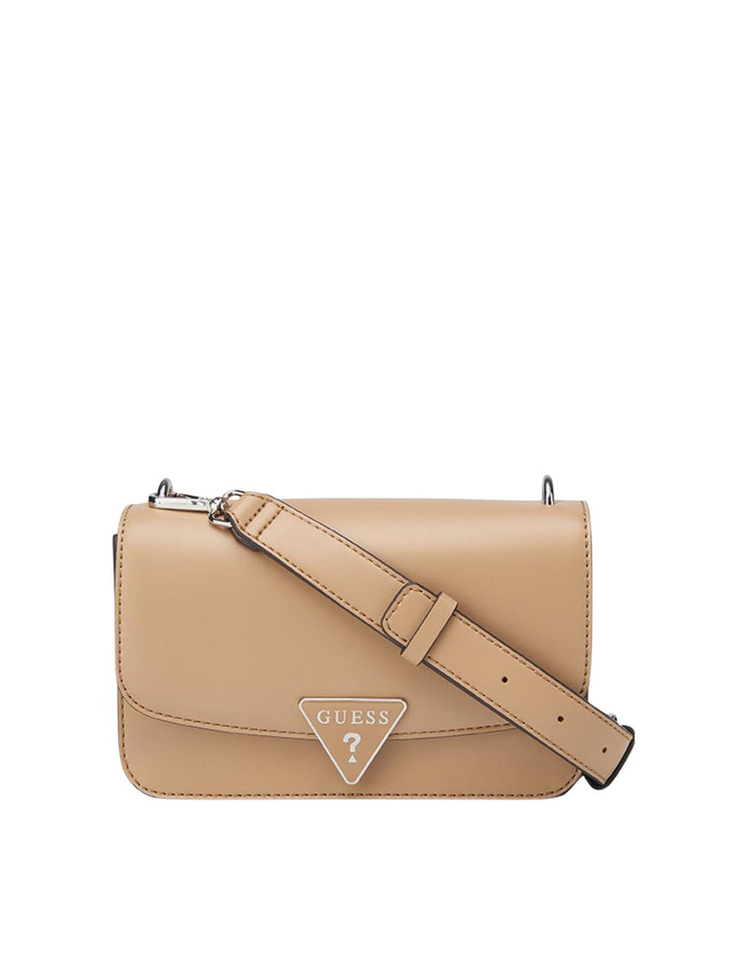 Esmeray Flap Crossbody Bag - Brown