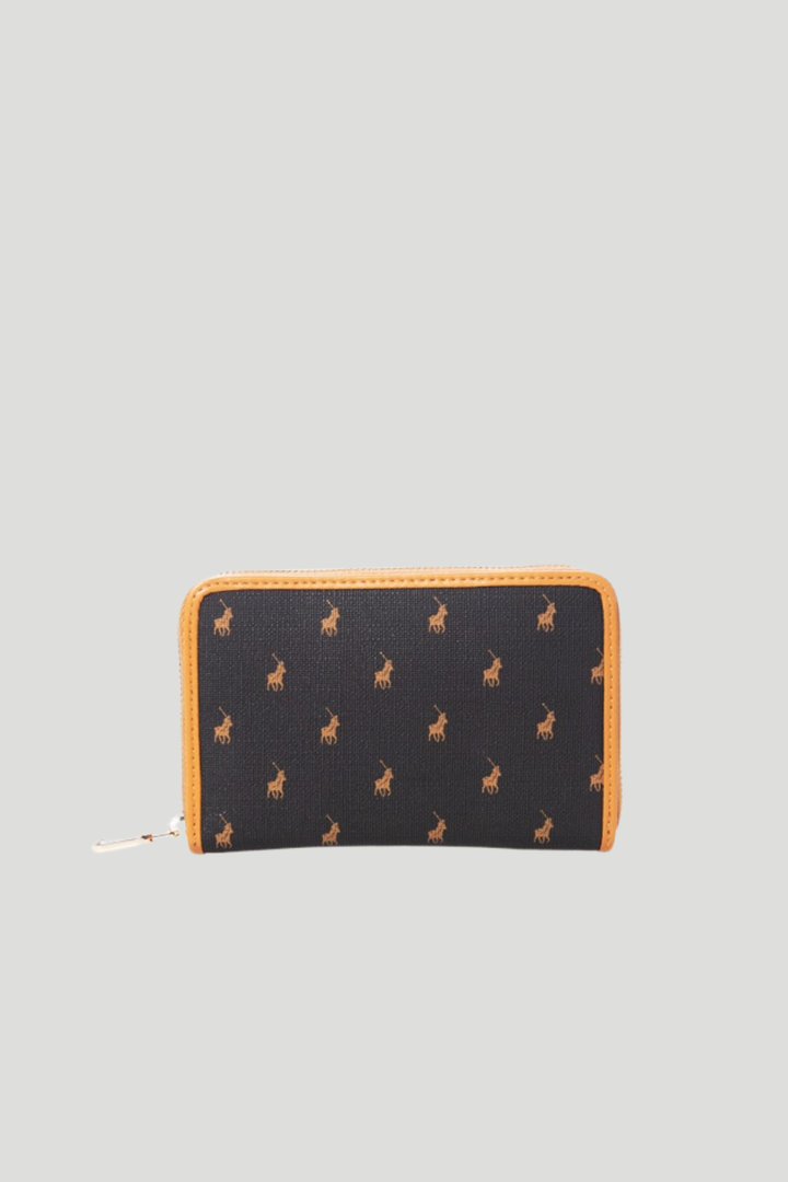 Zip Around Medium Purse - Brown