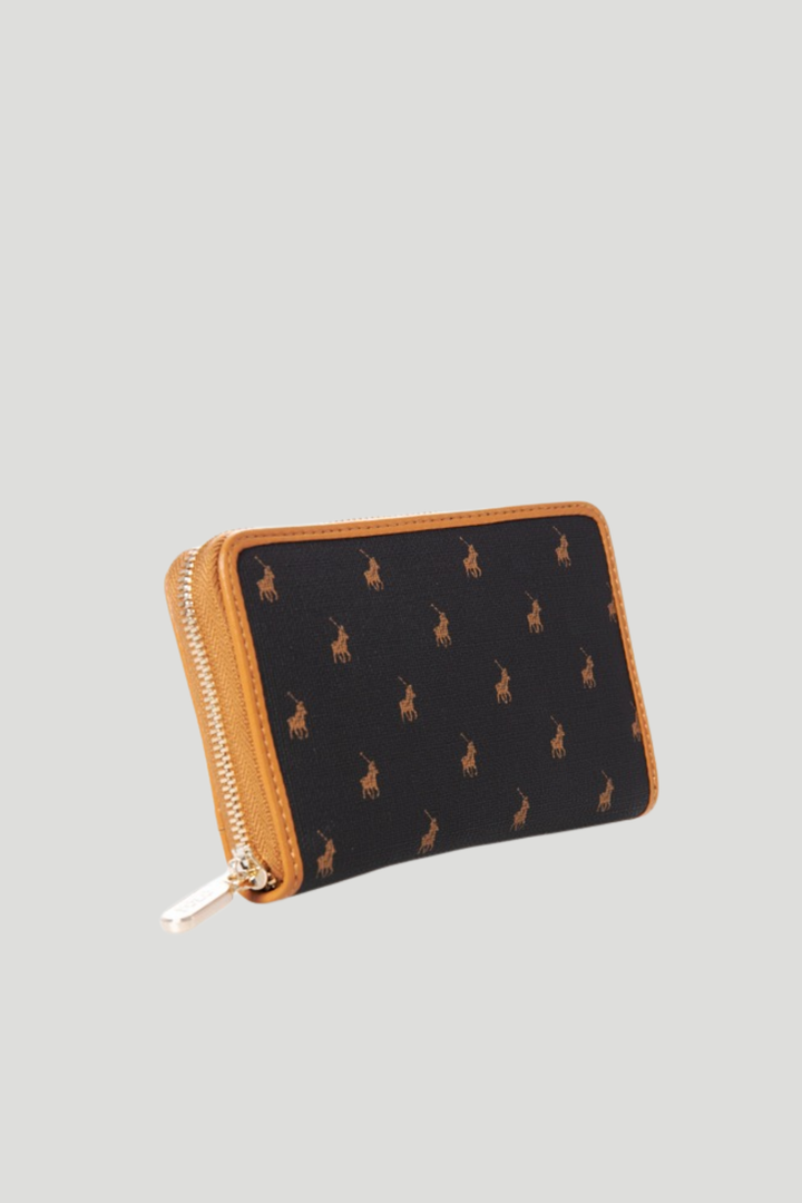 Zip Around Medium Purse - Brown