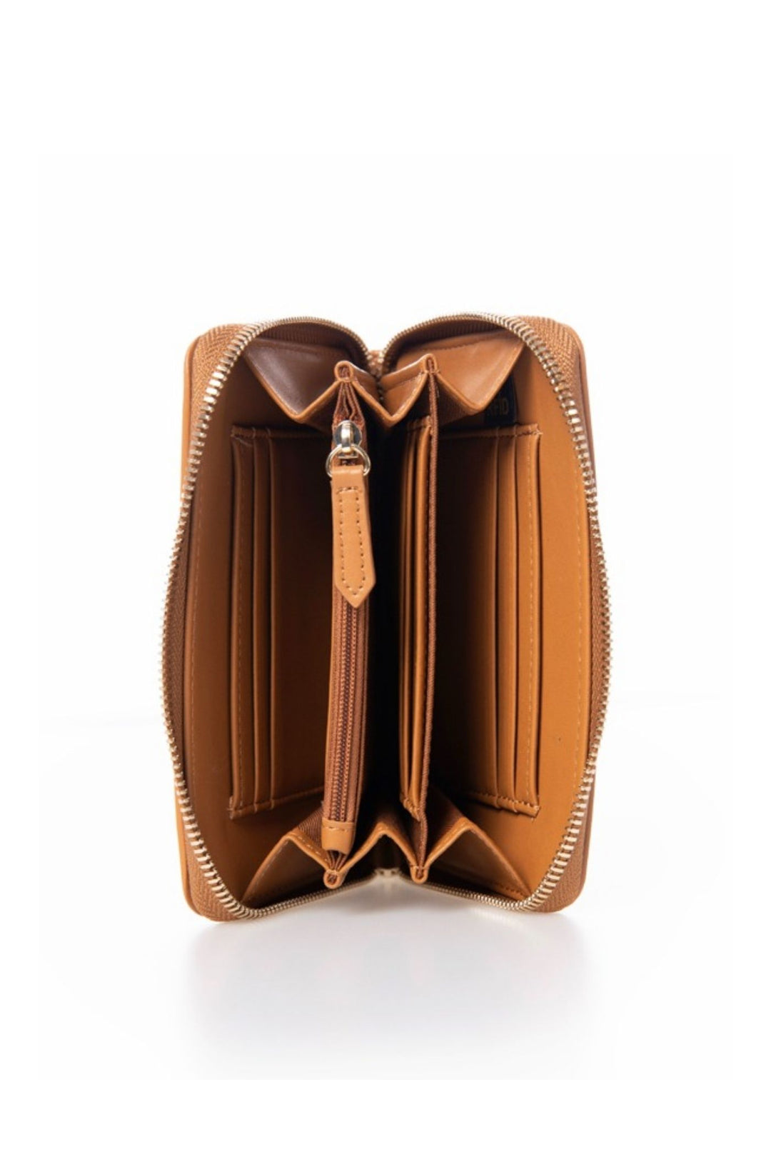 Zip Around Medium Purse - Brown