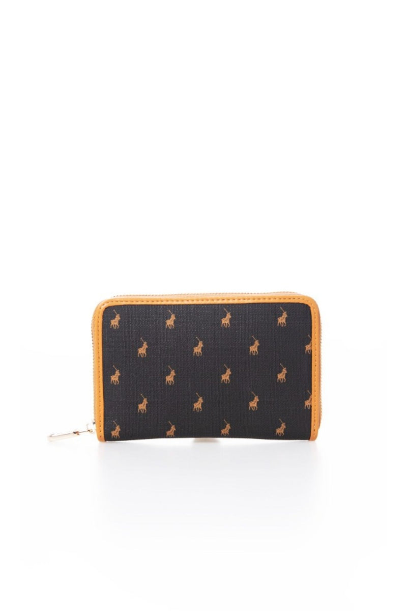 Zip Around Medium Purse - Brown