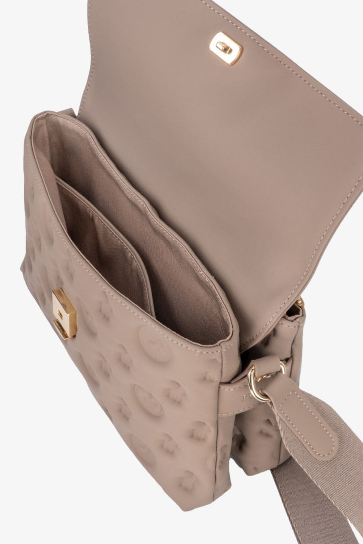 Luna Flapover Multi Sling Bag - Mushroom