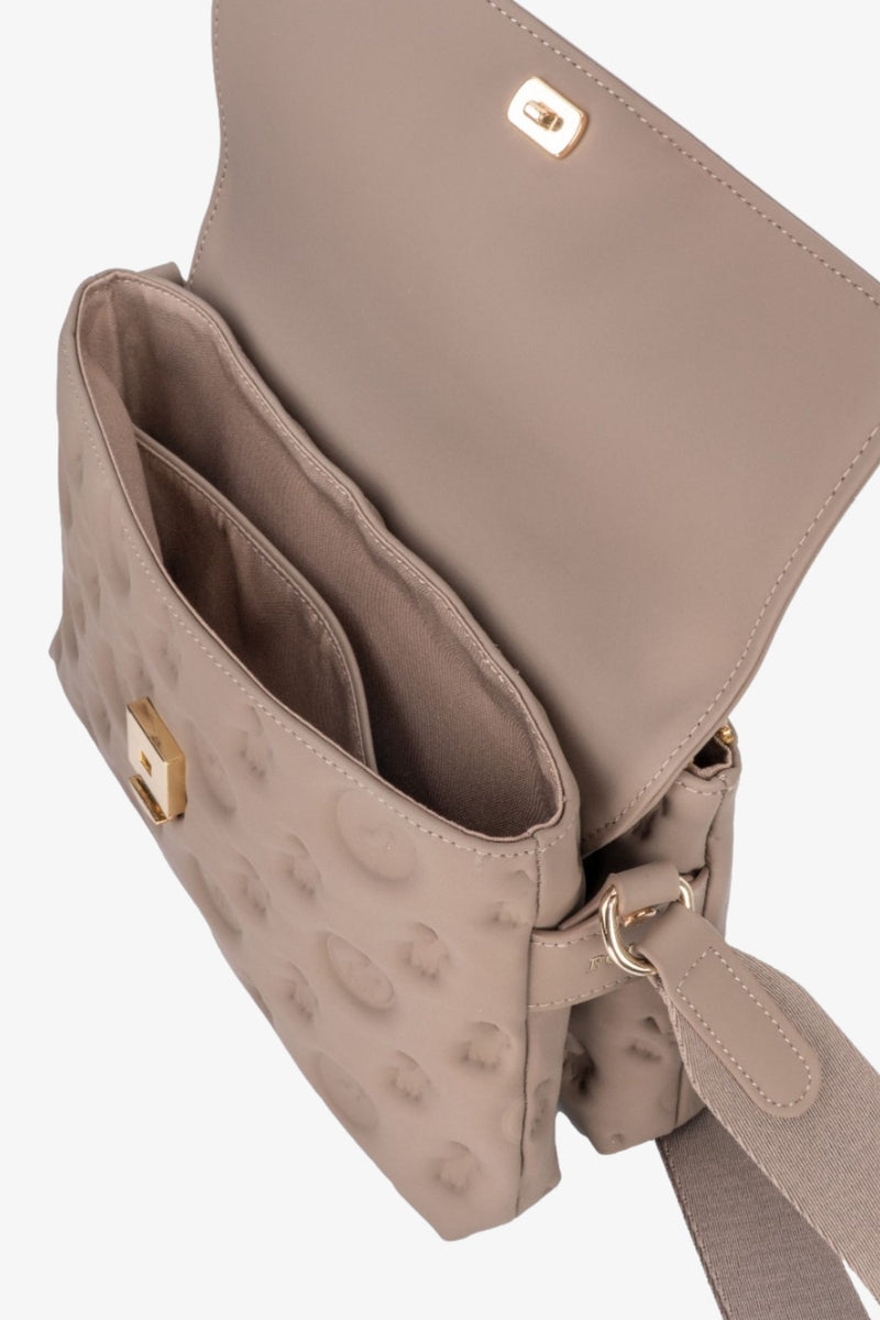 Luna Flapover Multi Sling Bag - Mushroom