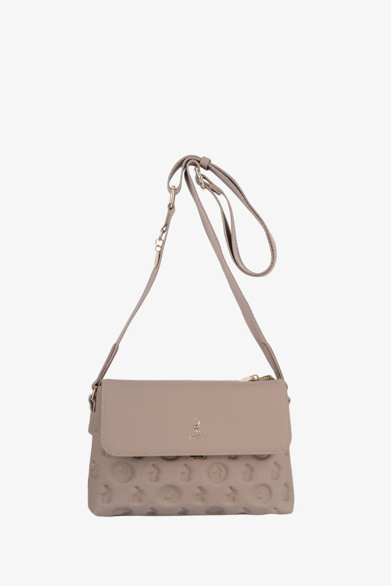 Luna Flapover Multi Sling Bag - Mushroom