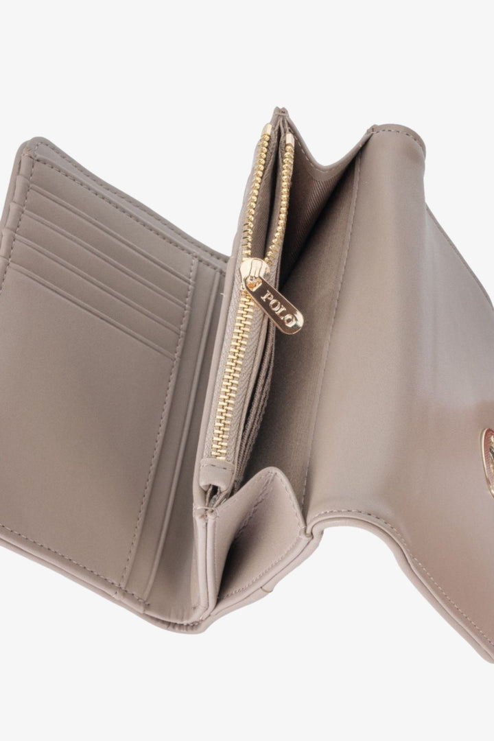 Luna Medium Trifold Purse - Mushroom
