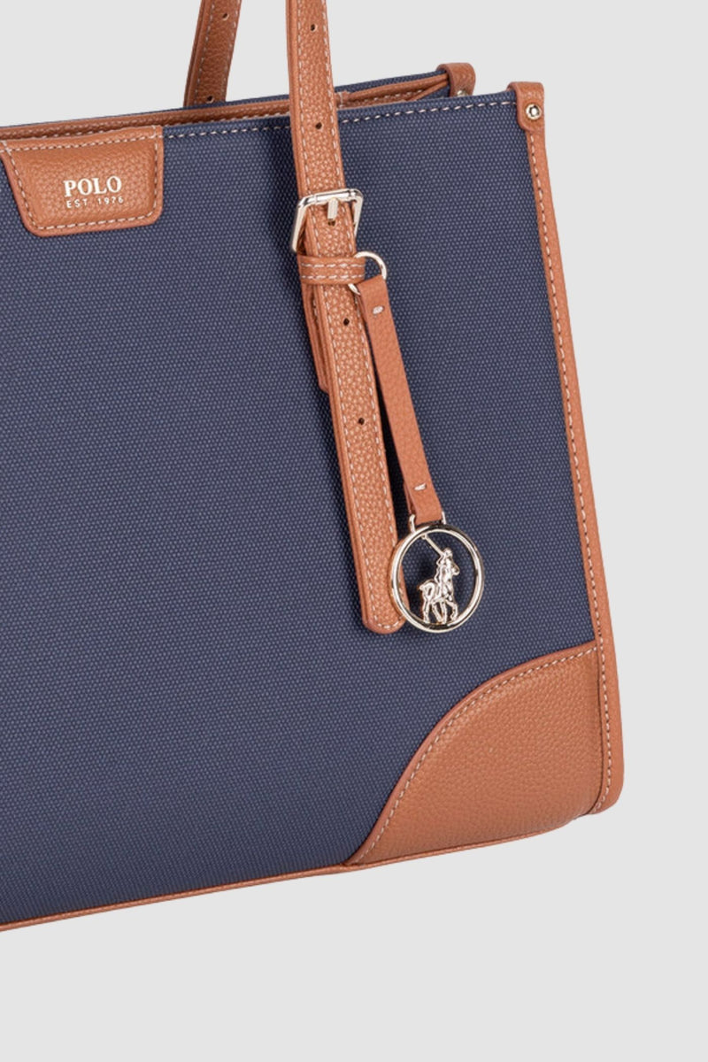 Cabana Book Tote Bag - Blue