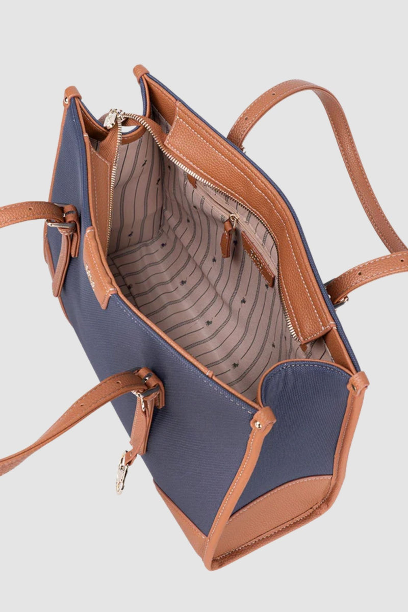 Cabana Book Tote Bag - Blue