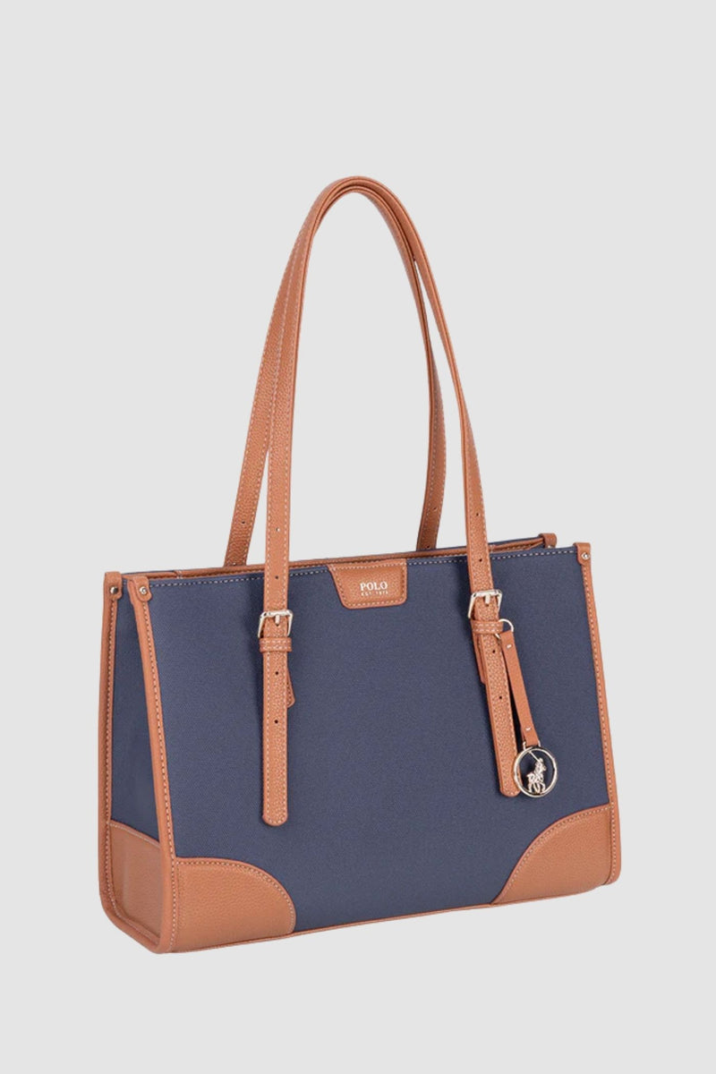 Cabana Book Tote Bag - Blue