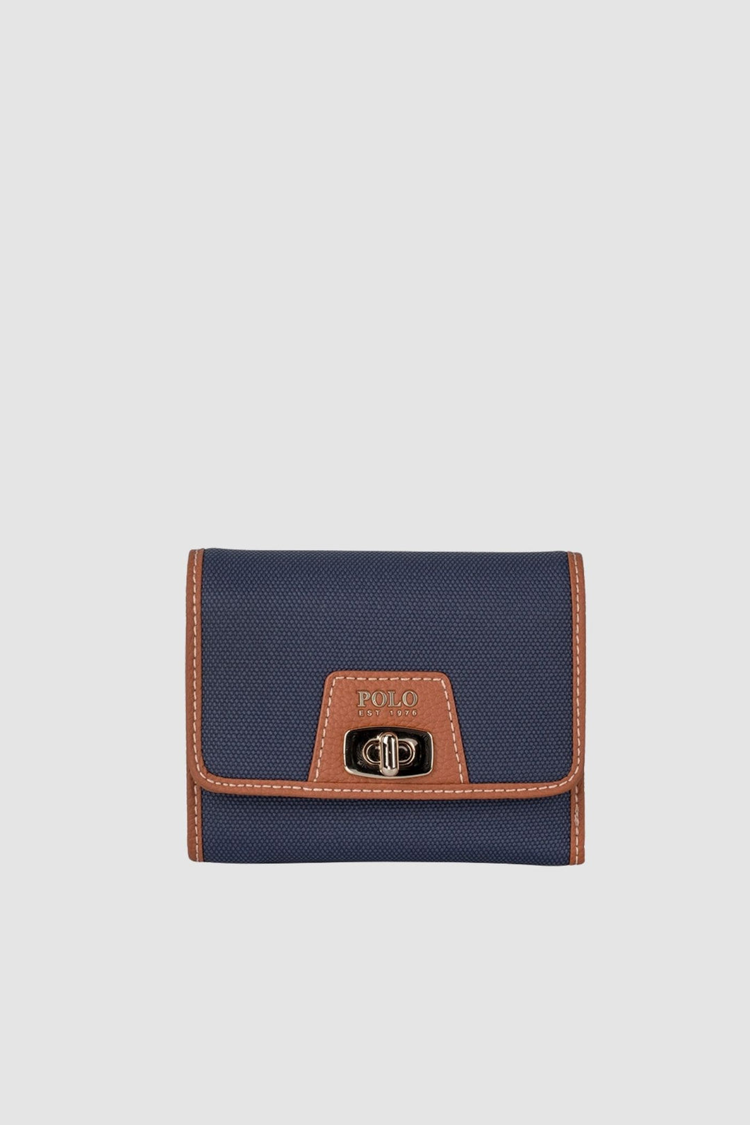 Cabana Medium Trifold Purse - Blue