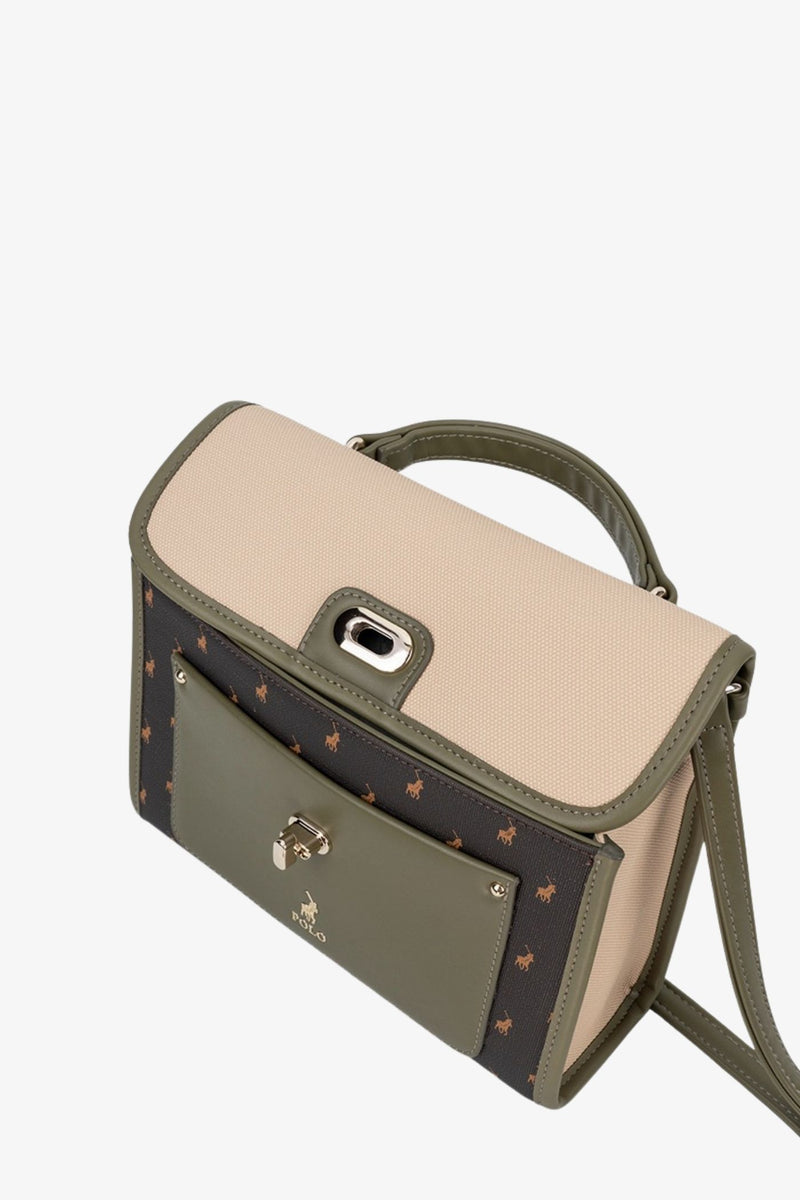 Palma Flapover Sling Bag - Olive
