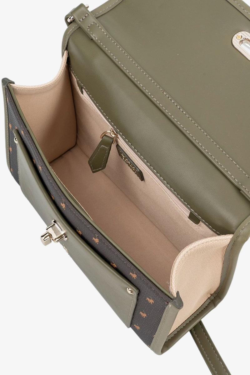 Palma Flapover Sling Bag - Olive