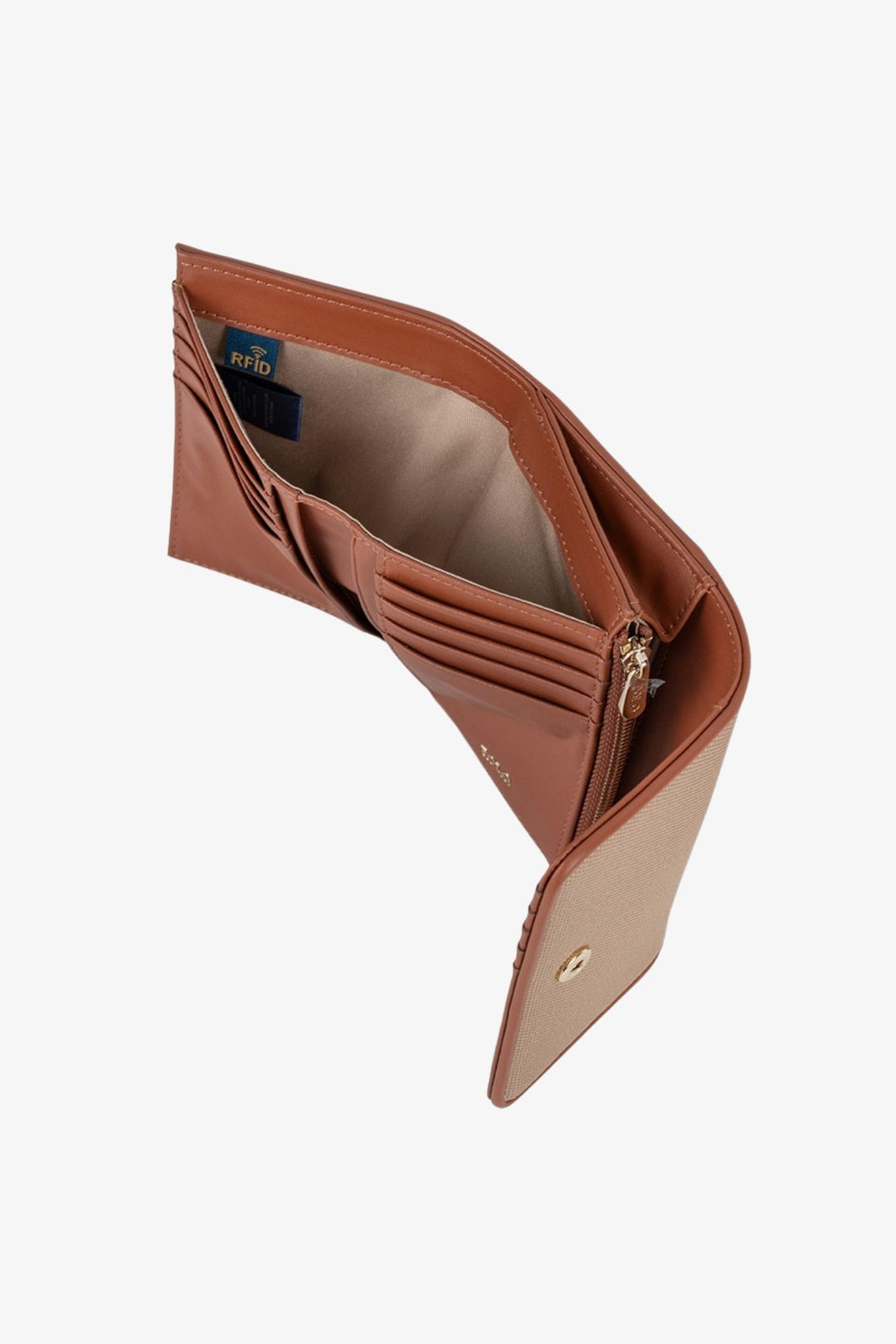 Palma Medium Trifold Purse - Maple