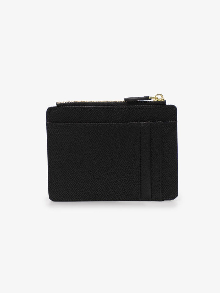 The Jessica-Suede Card Holder - Black
