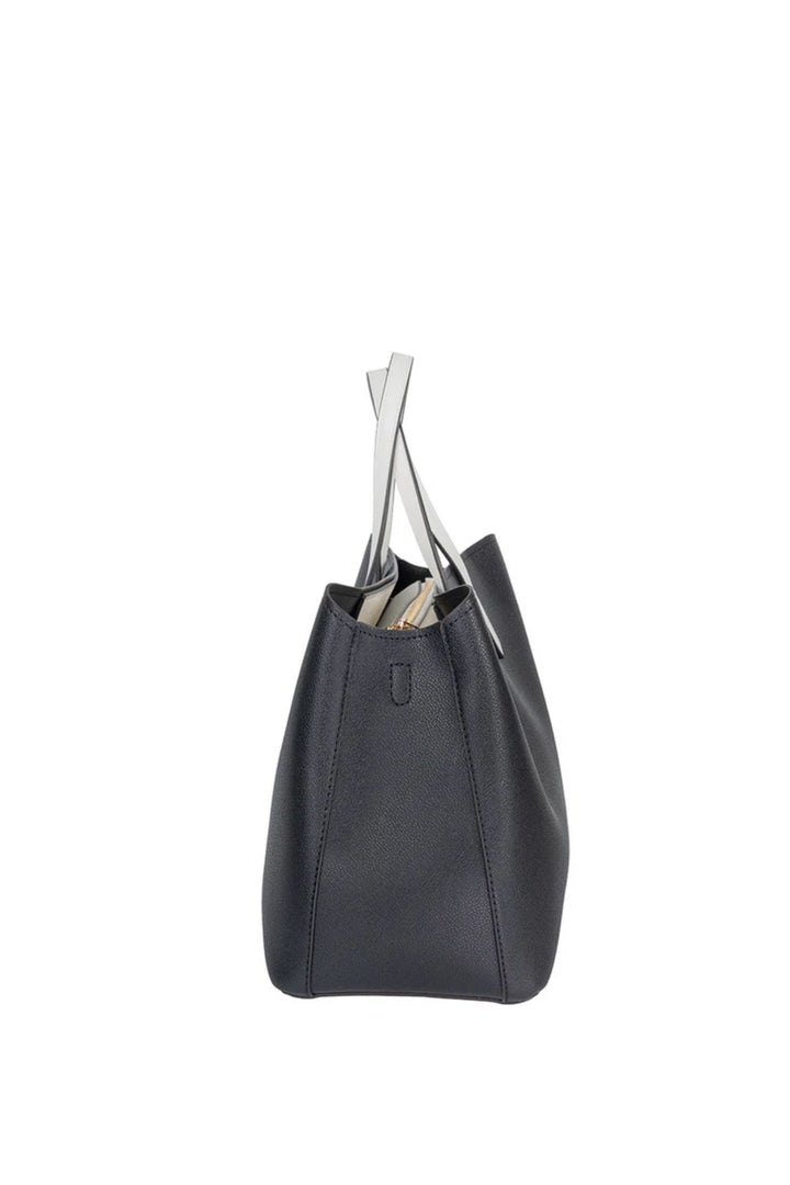 Amelia Shopper Bag - Black/White