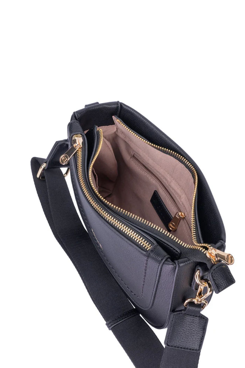 Ivy Crossbody Sling Bag - Black