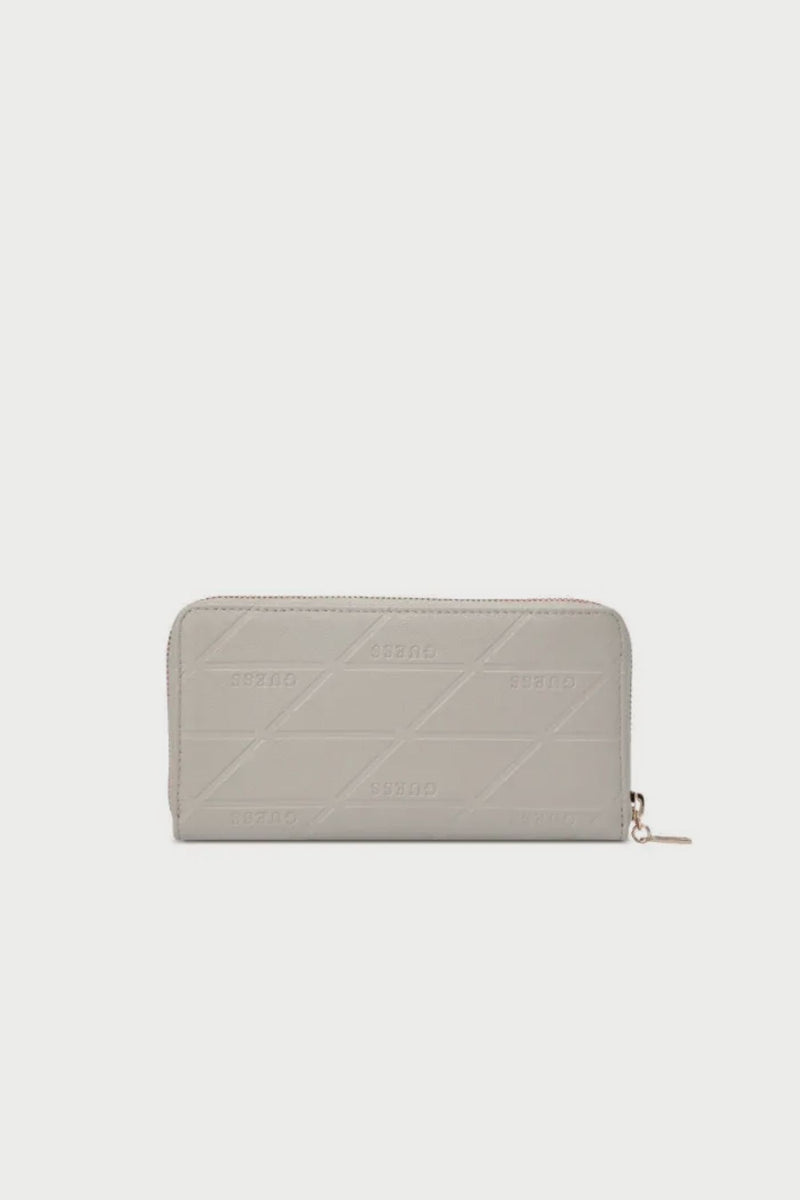 Celestia Medium Zip Around Purse - Stone