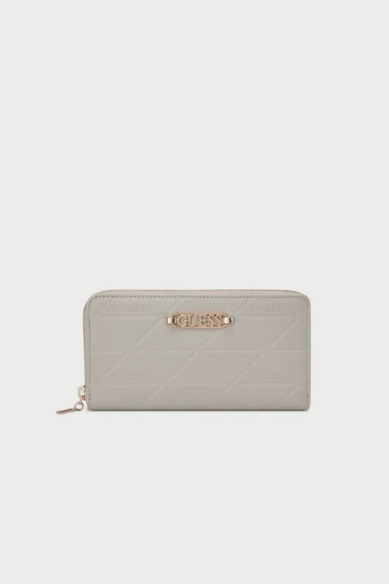 Celestia Medium Zip Around Purse - Stone