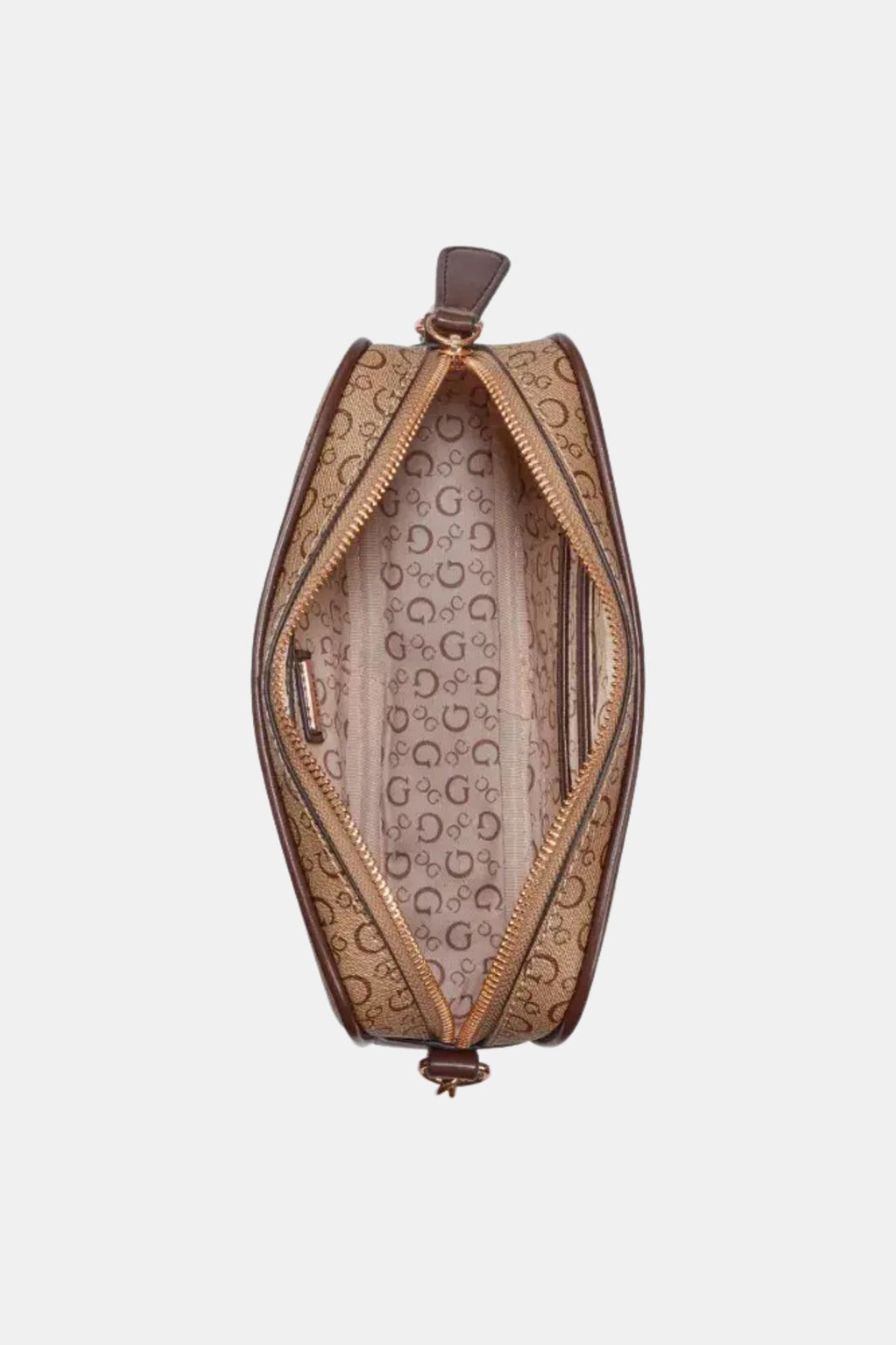 Danica Mini Crossbody Top Zip Bag - Dark Brown